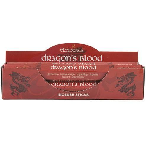 Set of 6 Packets of Elements Dragon's Blood Incense Sticks - Home Decor Emporium