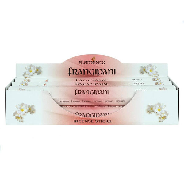 Set of 6 Packets of Elements Frangipani Incense Sticks - Home Decor Emporium