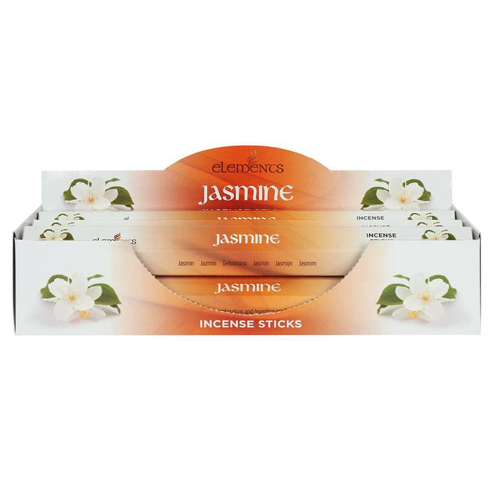 Set of 6 Packets of Elements Jasmine Incense Sticks - Home Decor Emporium