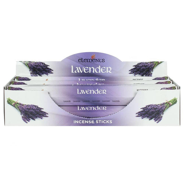 Set of 6 Packets of Elements Lavender Incense Sticks - Home Decor Emporium