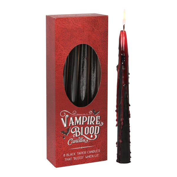 Set of 8 Vampire Blood Taper Candles - Home Decor Emporium