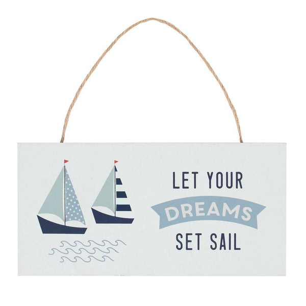 Set Sail Hanging Sign - Home Decor Emporium