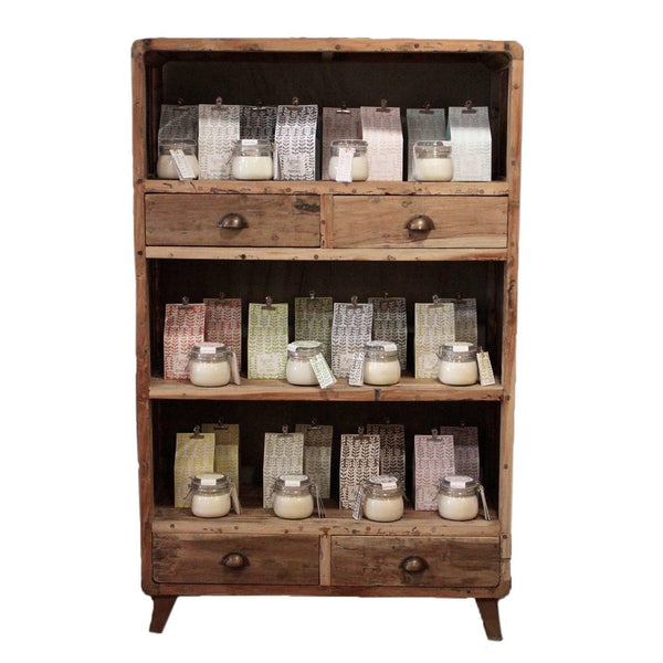 Shelf Display - Recycled Wood - 100x40x160cm - Home Decor Emporium