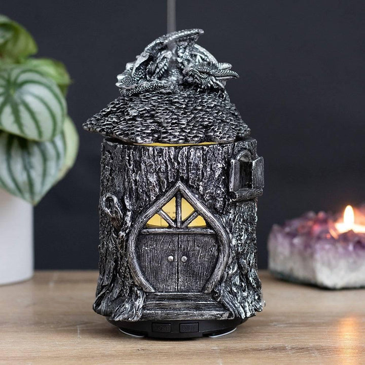 Silver Dragon Treehouse Electric Aroma Diffuser - Home Decor Emporium