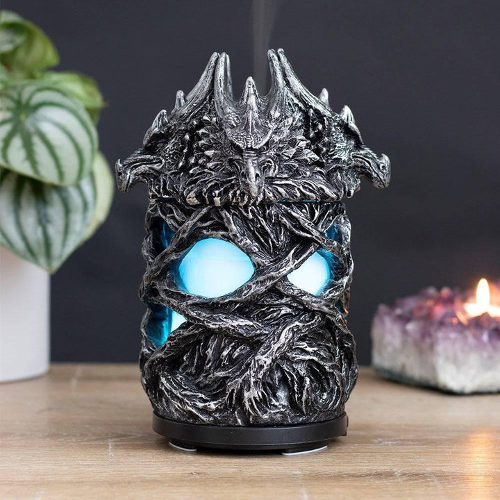 Silver Tree Dragon Electric Aroma Diffuser - Home Decor Emporium