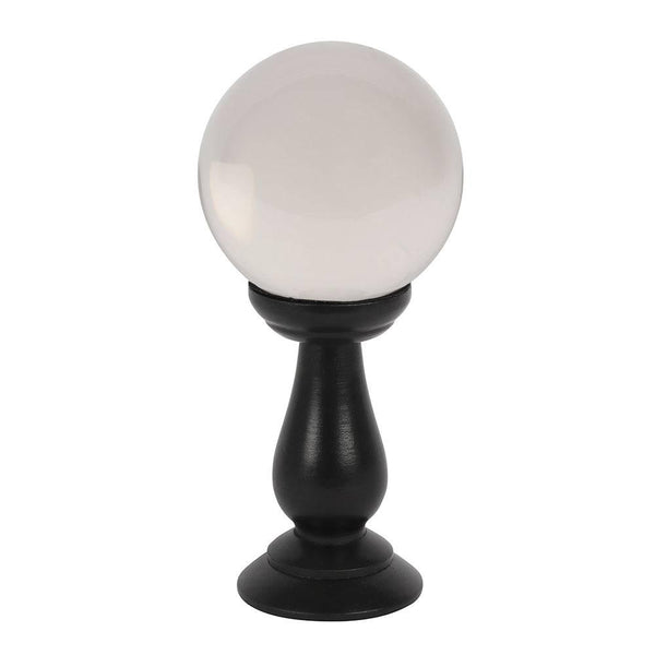 Small Clear Crystal Ball on Stand - Home Decor Emporium