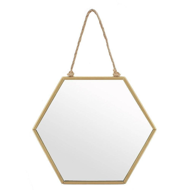 Small Gold Geometric Mirror - Home Decor Emporium