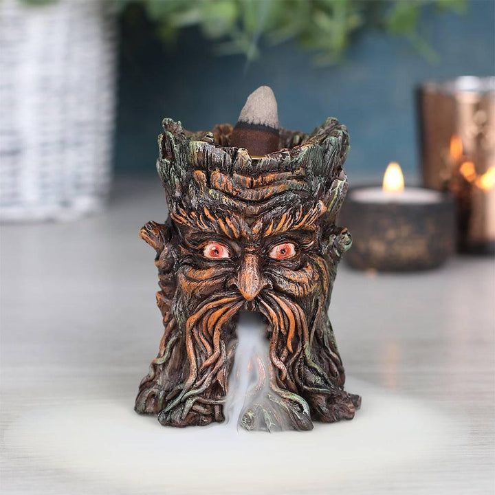 Small Green Man Backflow Incense Burner - Home Decor Emporium