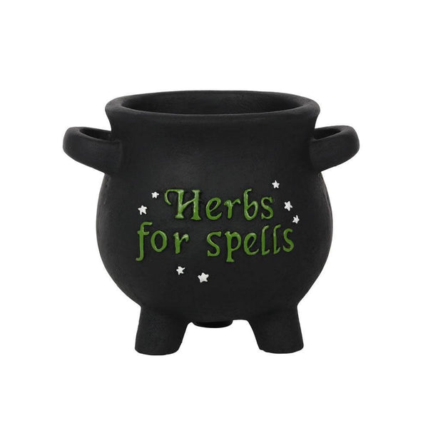 Small Herbs For Spells Cauldron Plant Pot - Home Decor Emporium