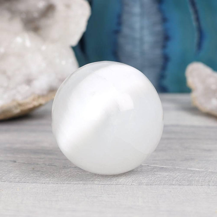 Small Selenite Sphere - Home Decor Emporium