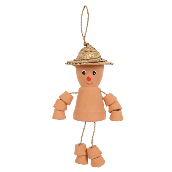 Small Terracotta Pot Man - Home Decor Emporium