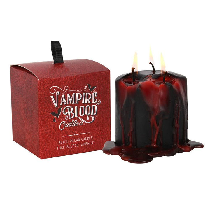 Small Vampire Blood Pillar Candle - Home Decor Emporium