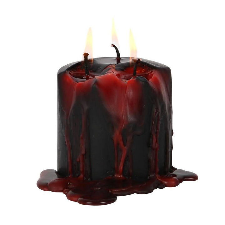 Small Vampire Blood Pillar Candle - Home Decor Emporium