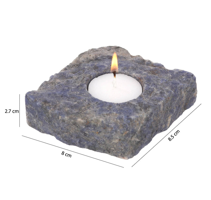 Sodalite Tealight Candle Holder - Home Decor Emporium