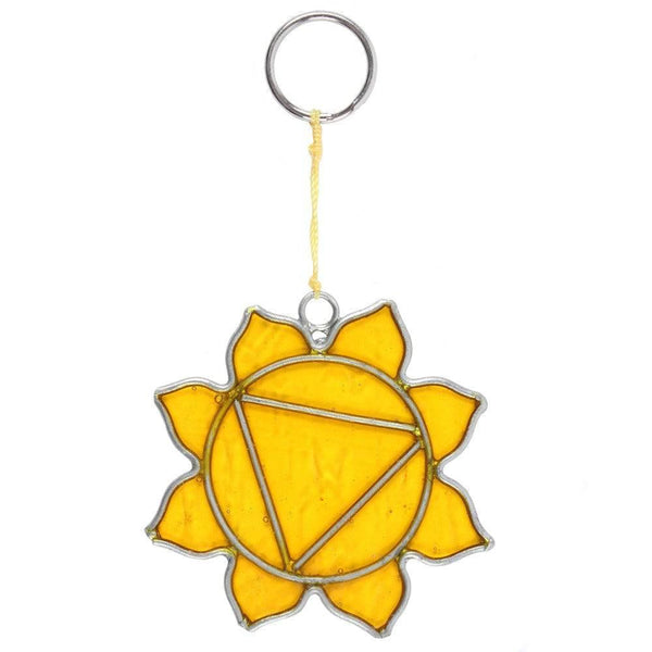 Solar Plexus Chakra Symbol Mini Suncatcher - Home Decor Emporium