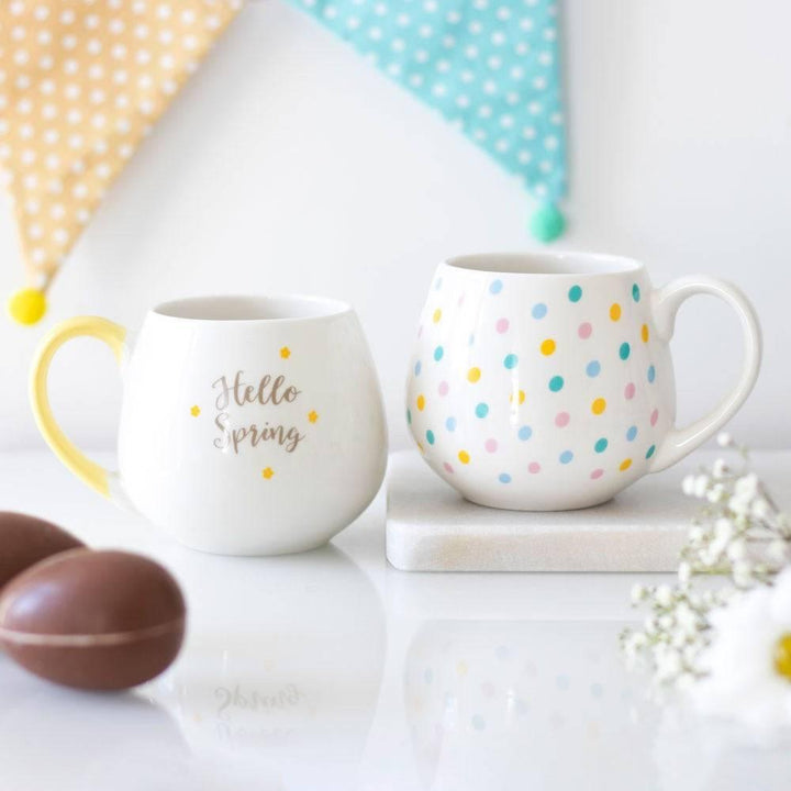 Spotted Rounded Mug - Home Decor Emporium