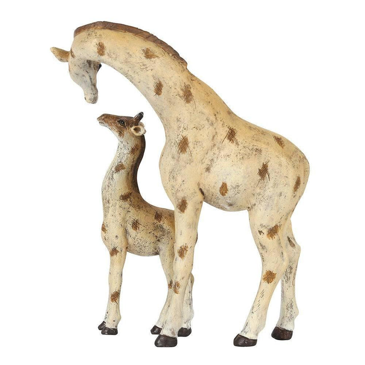 Stand Tall Giraffe Mother and Baby Ornament - Home Decor Emporium