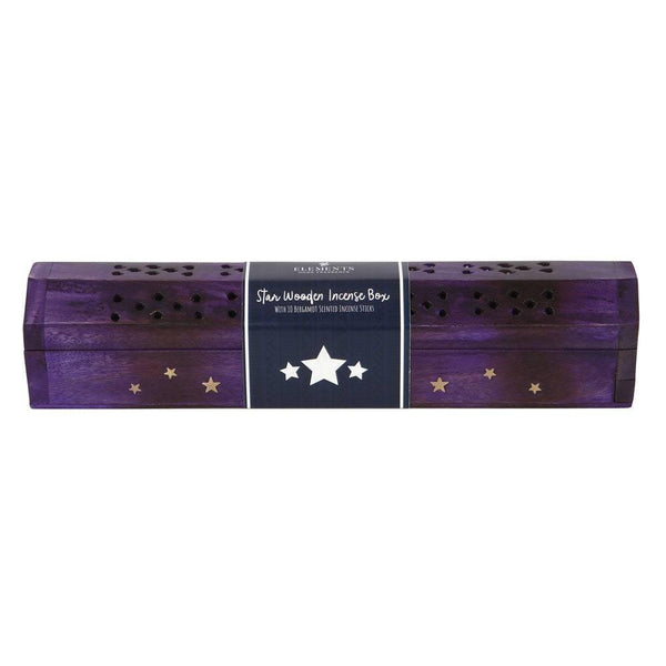 Star Wooden Bergamot Incense Box Set - Home Decor Emporium