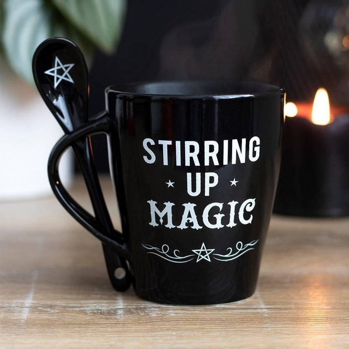 Stirring Up Magic Mug and Spoon Set - Home Decor Emporium