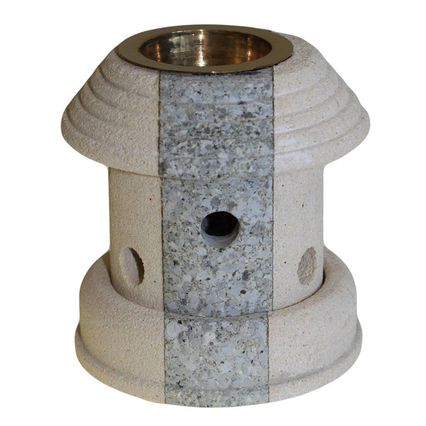 Stone Oil Burner - Combo Lantern - Home Decor Emporium