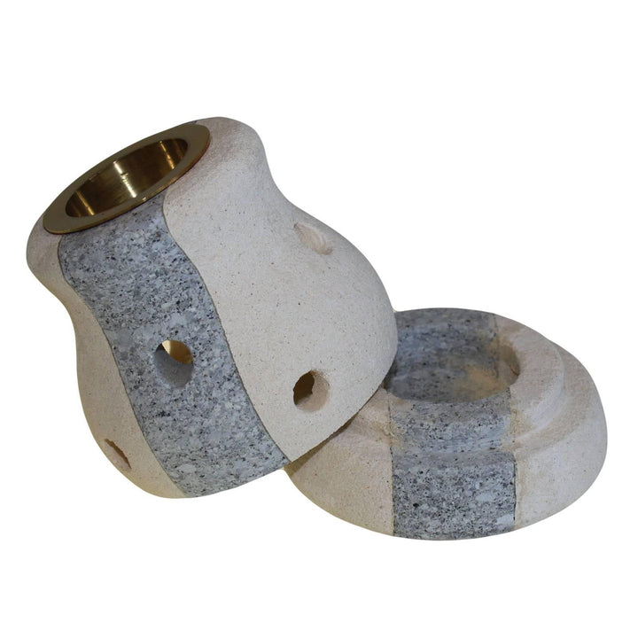 Stone Oil Burner - Combo Shaped - Home Decor Emporium