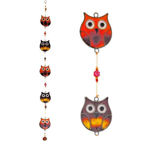 String Of 5 Owls - Home Decor Emporium