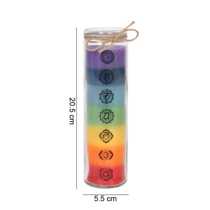 Tall Chakra Candle - Home Decor Emporium