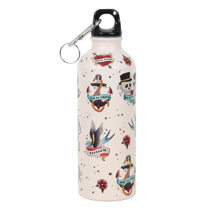 Tattoo Metal Water Bottle - Home Decor Emporium