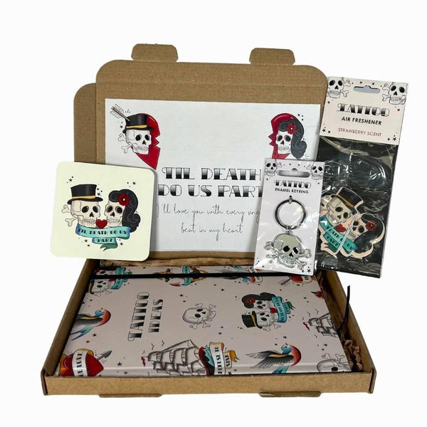 Tattoo Parlour 'Til Death Do Us Part Gift Set - Home Decor Emporium