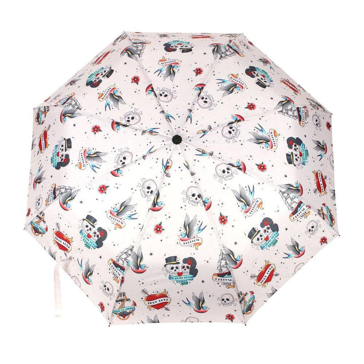 Tattoo Print Travel Umbrella - Home Decor Emporium