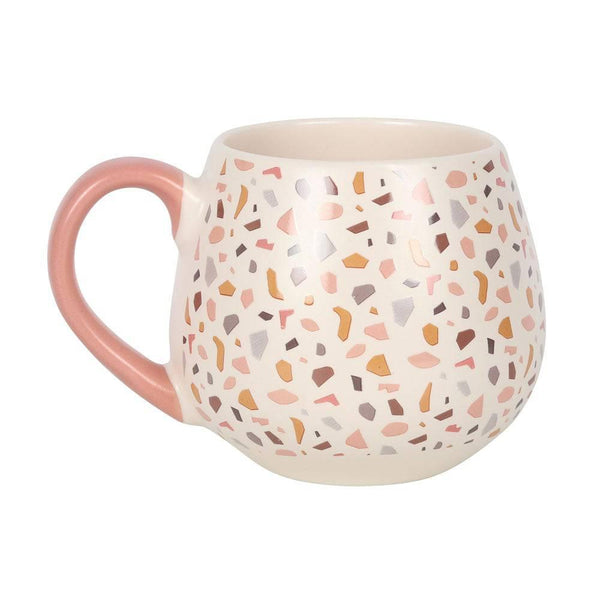 Terrazzo Print Rounded Mug - Home Decor Emporium