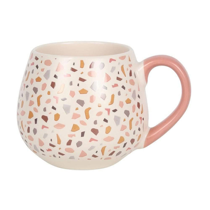 Terrazzo Print Rounded Mug - Home Decor Emporium