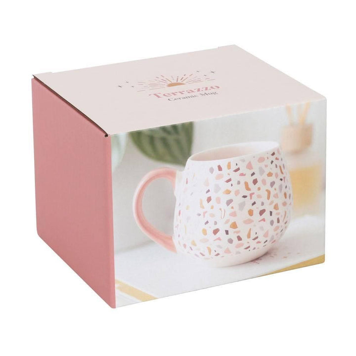 Terrazzo Print Rounded Mug - Home Decor Emporium