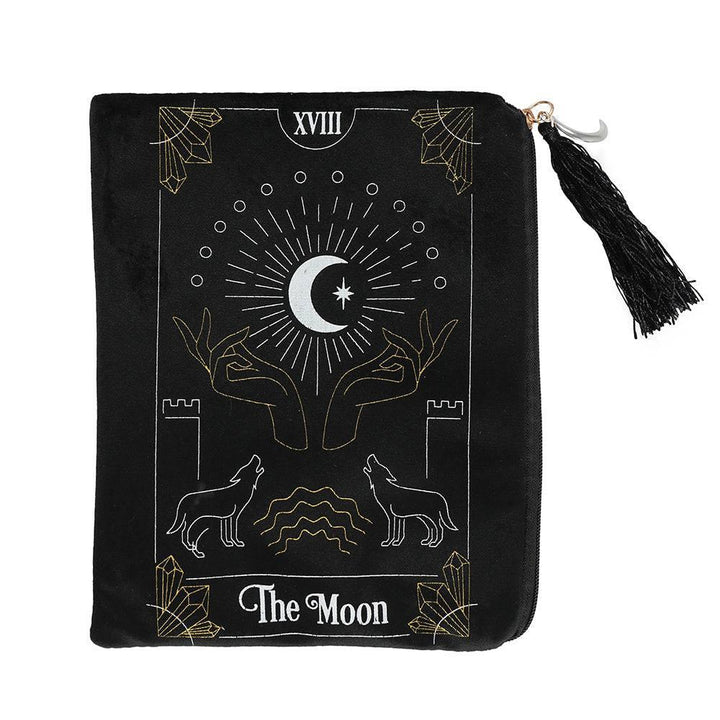 The Moon Tarot Card Zippered Bag - Home Decor Emporium