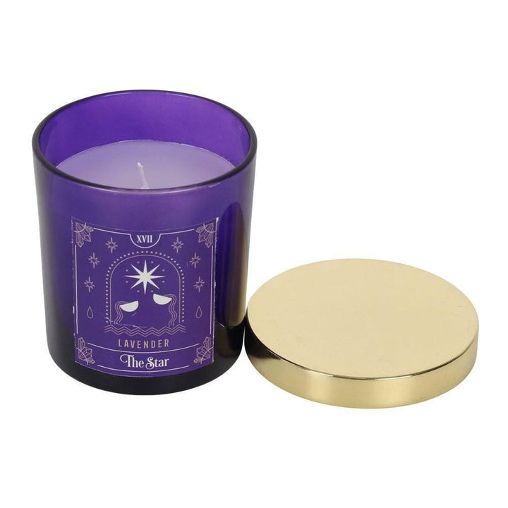 The Star Lavender Tarot Candle - Home Decor Emporium