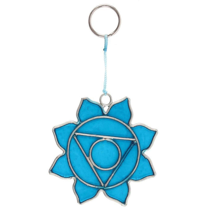 Throat Chakra Symbol Mini Suncatcher - Home Decor Emporium