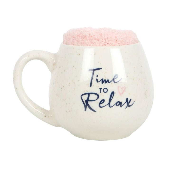 Time to Relax Mug and Sock Set - Home Decor Emporium