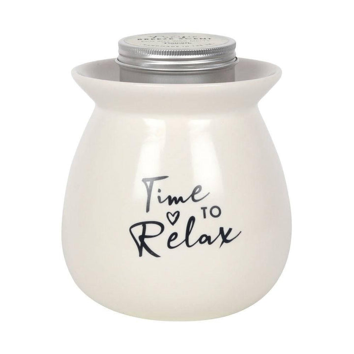 Time to Relax Wax Melt Burner Gift Set - Home Decor Emporium