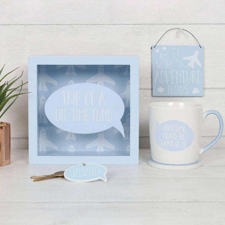 Travelling Means the World to Me Mug and Coaster Set - Home Decor Emporium