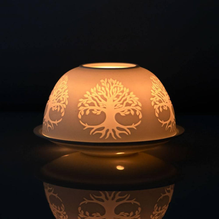 Tree of Life Dome Tealight Holder - Home Decor Emporium