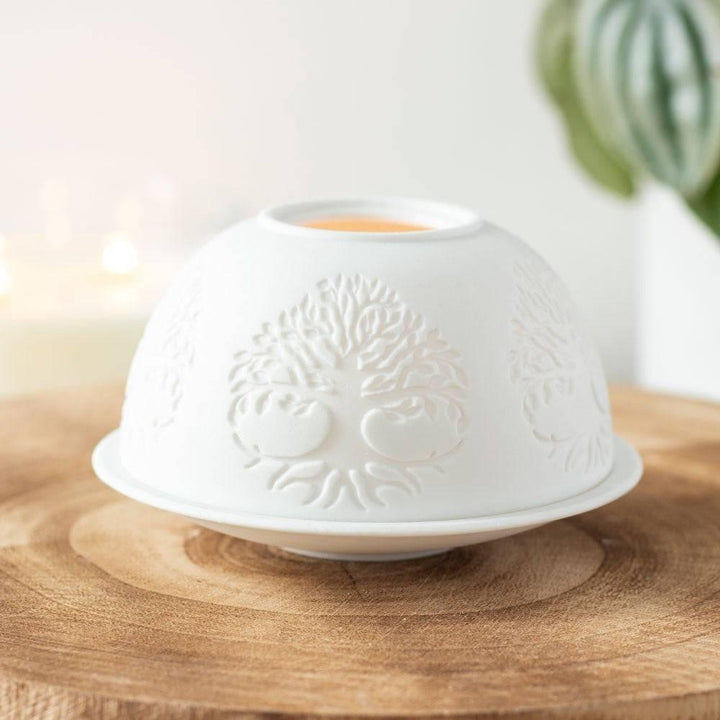 Tree of Life Dome Tealight Holder - Home Decor Emporium