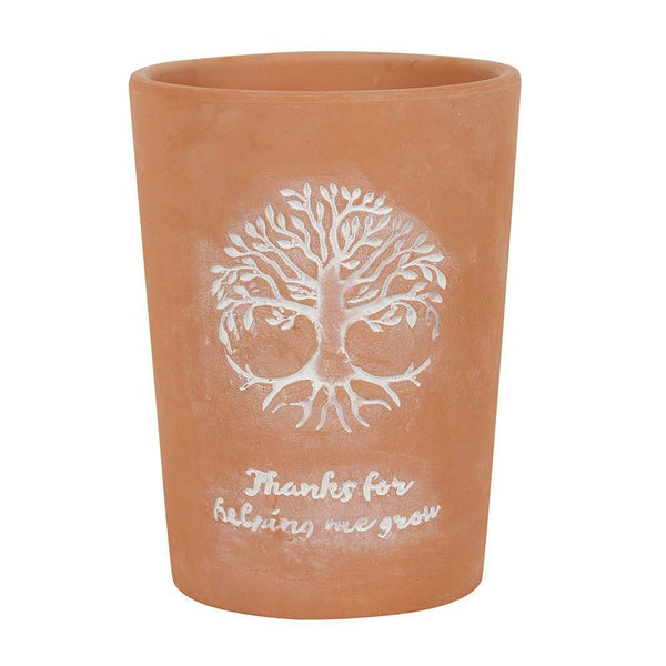 Tree of Life Terracotta Plant Pot - Home Decor Emporium