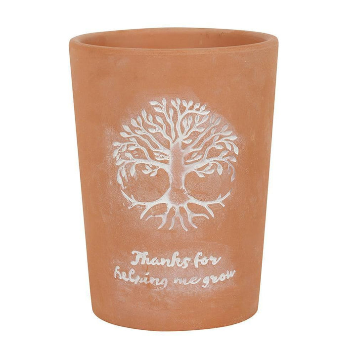 Tree of Life Terracotta Plant Pot - Home Decor Emporium