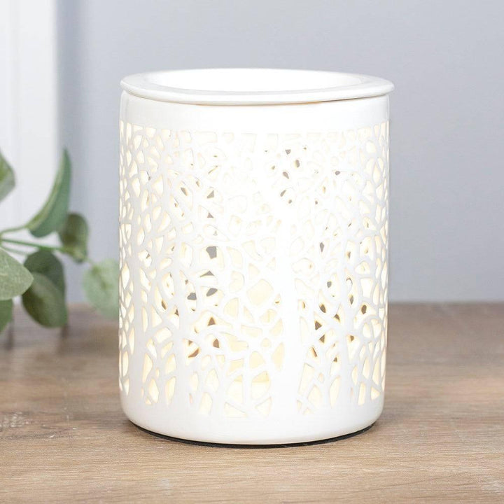 Tree Silhouette Electric Oil Burner - Home Decor Emporium