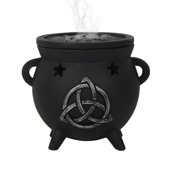 Triquetra Cauldron Incense Cone Holder - Home Decor Emporium