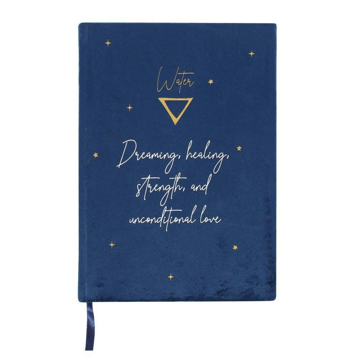 Water Element Velvet A5 Notebook - Home Decor Emporium