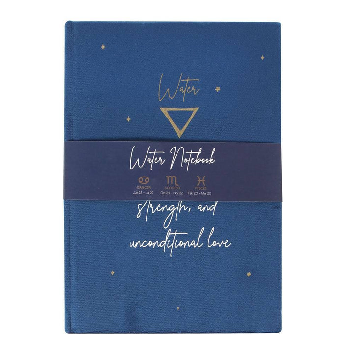 Water Element Velvet A5 Notebook - Home Decor Emporium