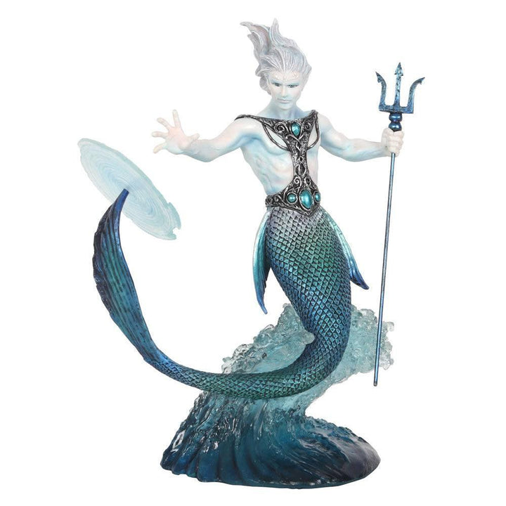 Water Elemental Wizard Figurine by Anne Stokes - Home Decor Emporium