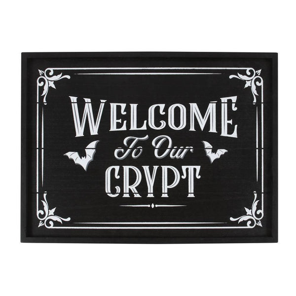 Welcome To Our Crypt Wall Plaque - Home Decor Emporium