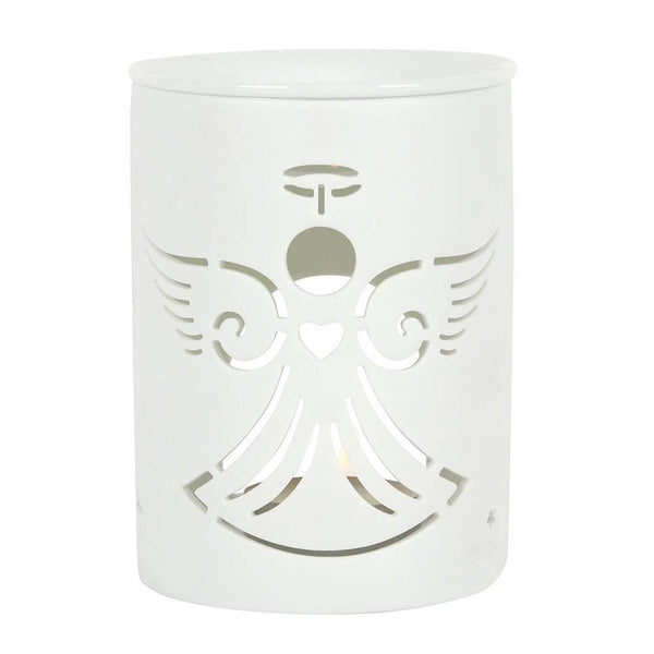 White Angel Cut Out Oil Burner - Home Decor Emporium